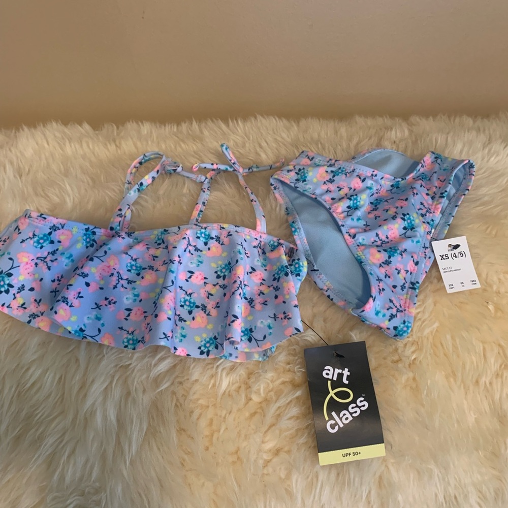 Girls 2 piece swim suit